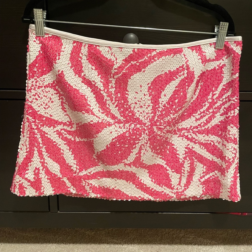 Lilly Pulitzer sequined mini skirt